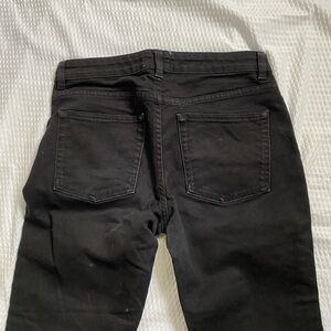 Acne Black Straight Leg Jeans Black 28x32